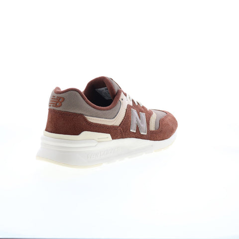 New Balance 997H CM997HOM Mens Brown Suede Lace Up Lifestyle Sneakers Shoes