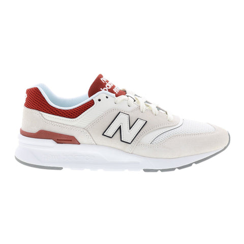 New Balance 997H CM997HQM Mens Beige Suede Lace Up Lifestyle Sneakers Shoes