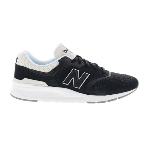 New Balance 997H CM997HQN Mens Black Suede Lace Up Lifestyle Sneakers Shoes