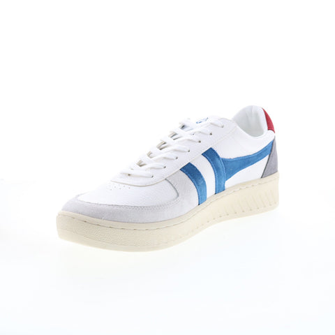 Gola Grandslam Trident CMA415 Mens White Leather Lifestyle Sneakers Shoes