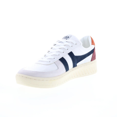 Gola Grandslam Trident CMA415 Mens White Synthetic Lifestyle Sneakers Shoes