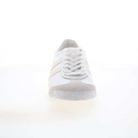 Gola Harrier 50 Leather CMA504 Mens White Leather Lifestyle Sneakers Shoes