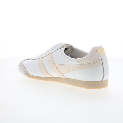 Gola Harrier 50 Leather CMA504 Mens White Leather Lifestyle Sneakers Shoes