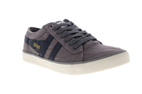 Gola Comet CMA516 Mens Gray Canvas Retro Lace Up Lifestyle Sneakers Shoes