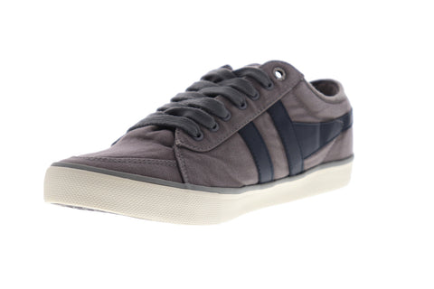 Gola Comet CMA516 Mens Gray Canvas Retro Lace Up Lifestyle Sneakers Shoes