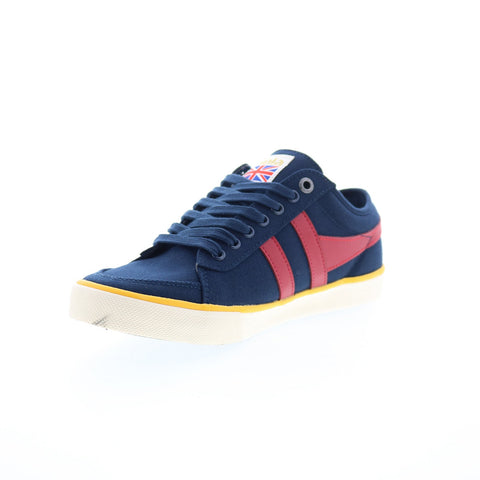 Gola Comet CMA516 Mens Blue Canvas Lace Up Lifestyle Sneakers Shoes