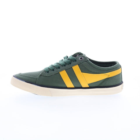 Gola Comet CMA516 Mens Green Canvas Lace Up Lifestyle Sneakers Shoes