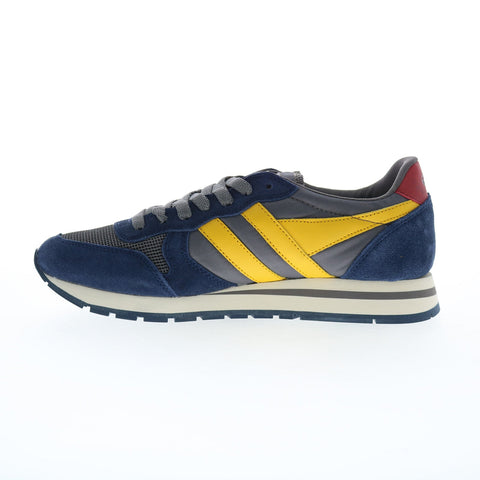 Gola Daytona CMA592 Mens Blue Suede Lace Up Lifestyle Sneakers Shoes