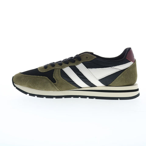 Gola Daytona CMA592 Mens Green Suede Lace Up Lifestyle Sneakers Shoes