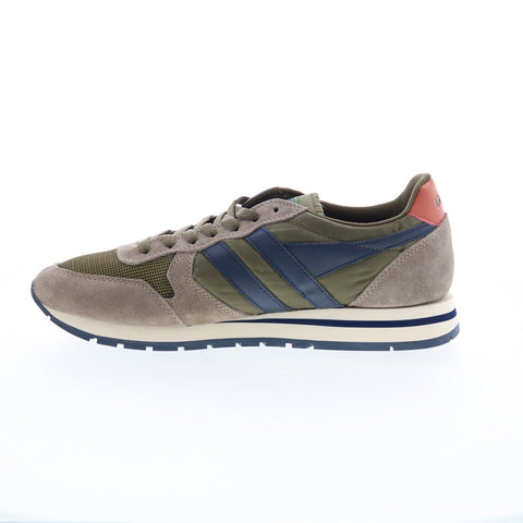 Gola Daytona CMA592 Mens Green Suede Lace Up Lifestyle Sneakers Shoes