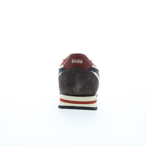 Gola Daytona CMA592 Mens Brown Suede Lace Up Lifestyle Sneakers Shoes