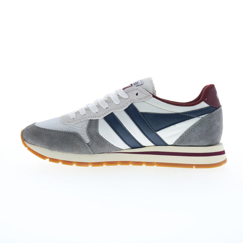 Gola Daytona CMA592 Mens Gray Suede Lace Up Lifestyle Sneakers Shoes