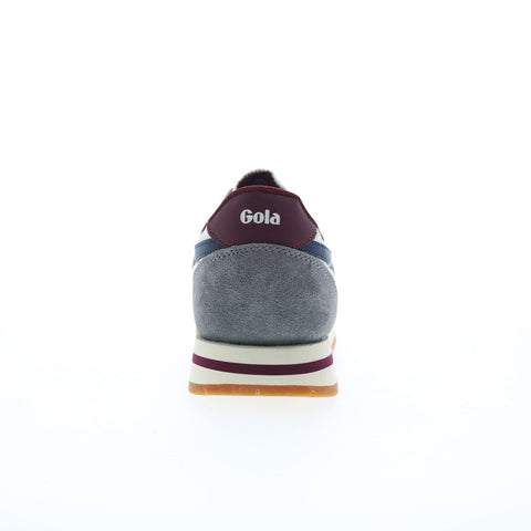 Gola Daytona CMA592 Mens Gray Suede Lace Up Lifestyle Sneakers Shoes