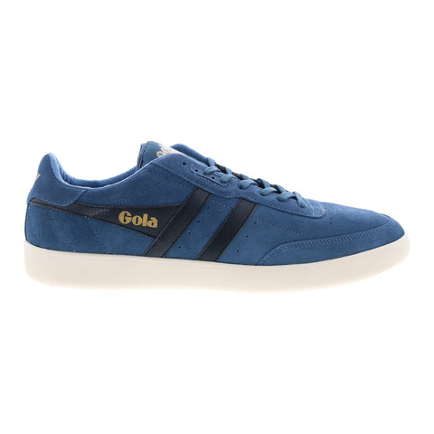 Gola Inca Suede CMA687 Mens Blue Suede Lace Up Lifestyle Sneakers Shoes