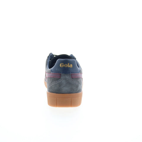 Gola Hurricane Suede CMB046 Mens Gray Suede Lace Up Lifestyle Sneakers Shoes