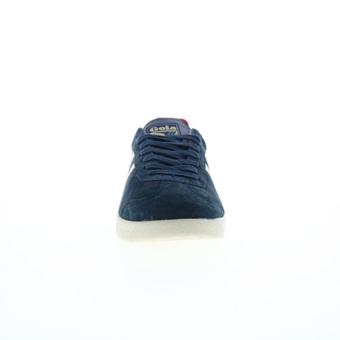 Gola Hurricane Suede CMB046 Mens Blue Suede Lifestyle Sneakers Shoes
