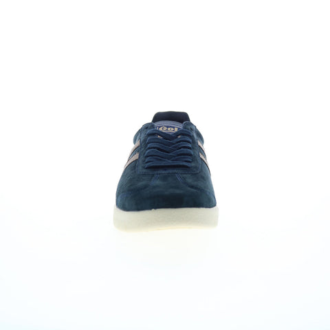 Gola Hurricane Suede CMB046 Mens Blue Suede Lifestyle Sneakers Shoes