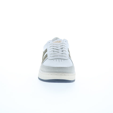 Gola Grandslam Classic CMB117 Mens White Suede Lifestyle Sneakers Shoes