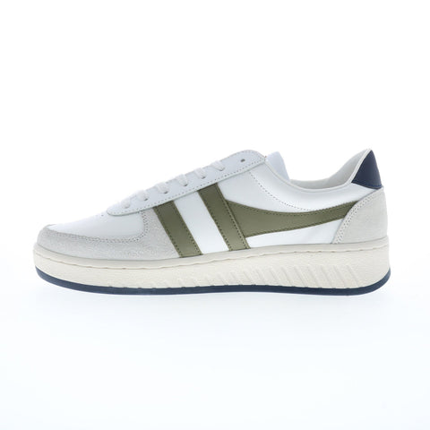 Gola Grandslam Classic CMB117 Mens White Suede Lifestyle Sneakers Shoes