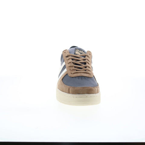 Gola Grandslam Quadrant CMB207 Mens Brown Suede Lifestyle Sneakers Shoes