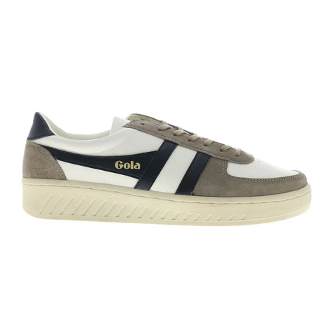 Gola Grandslam Quadrant CMB207 Mens White Leather Lifestyle Sneakers Shoes