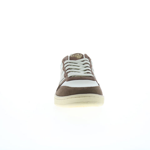 Gola Rebound Quadrant CMB527 Mens Brown Suede Lifestyle Sneakers Shoes