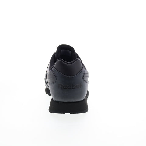Reebok Classic Harman Run Mens Black Leather Lifestyle Sneakers Shoes