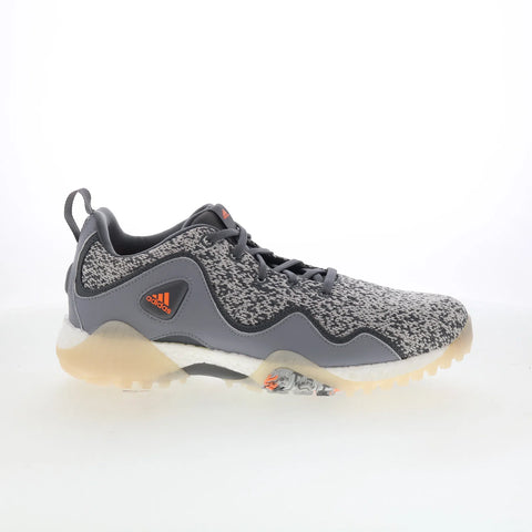 Adidas Codechaos 21 FX6625 Mens Gray Canvas Lace Up Athletic Golf Shoes