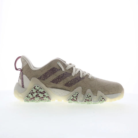 Adidas Codechaos 22 GX2613 Womens Brown Canvas Lace Up Athletic Golf Shoes