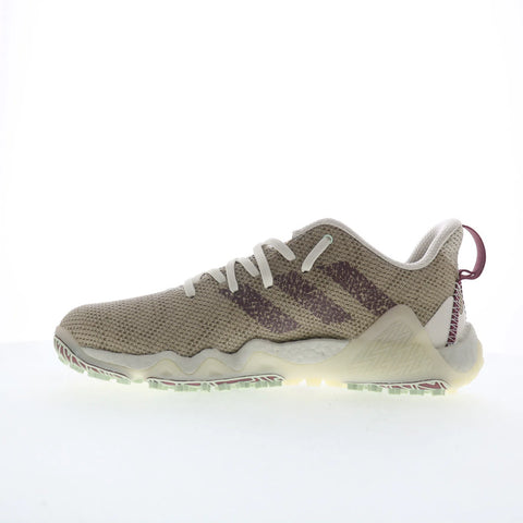 Adidas Codechaos 22 GX2613 Womens Brown Canvas Lace Up Athletic Golf Shoes