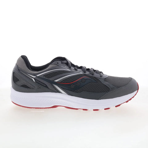 Saucony Cohesion 14 S20628-2 Mens Gray Mesh Lace Up Athletic Running Shoes