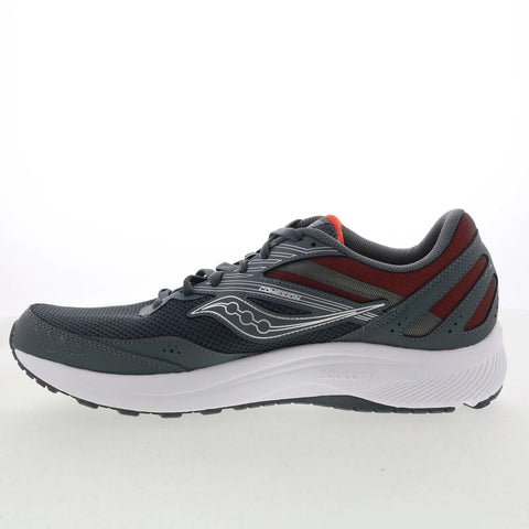 Saucony Cohesion 15 S20701-16 Mens Gray Mesh Lace Up Athletic Running Shoes