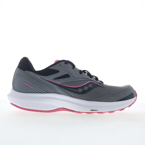Saucony Cohesion 16 S10781-15 Womens Gray Mesh Lace Up Athletic Running Shoes