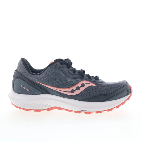 Saucony Cohesion TR16 Shadow Ember Womens Gray Wide Athletic Hiking Shoes