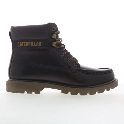 Caterpillar Colorado Moc Toe P726064 Mens Brown Leather Casual Dress Boots