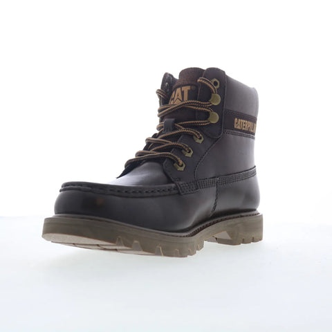 Caterpillar Colorado Moc Toe P726064 Mens Brown Leather Casual Dress Boots
