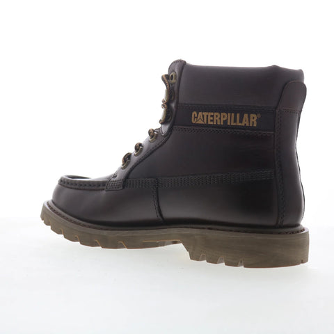 Caterpillar Colorado Moc Toe P726064 Mens Brown Leather Casual Dress Boots