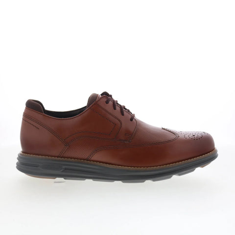 Rockport Coltin RMCOLTIN Mens Brown Wide Oxfords Wingtip & Brogue Shoes