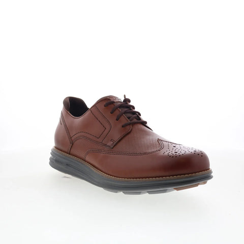 Rockport Coltin RMCOLTIN Mens Brown Wide Oxfords Wingtip & Brogue Shoes