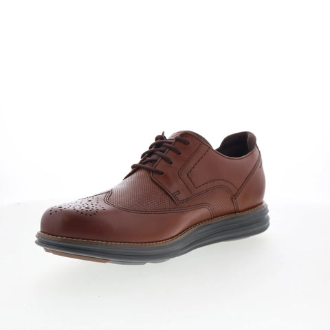 Rockport Coltin RMCOLTIN Mens Brown Wide Oxfords Wingtip & Brogue Shoes