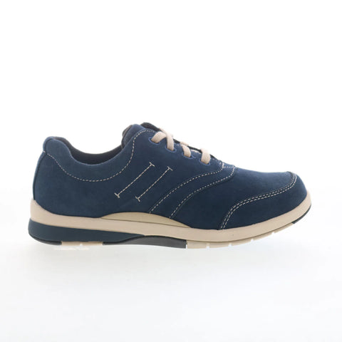 Drew Columbia 10829-42 Womens Blue Suede Lace Up Lifestyle Sneakers Shoes