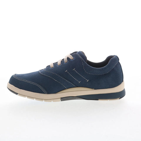 Drew Columbia 10829-42 Womens Blue Suede Lace Up Lifestyle Sneakers Shoes