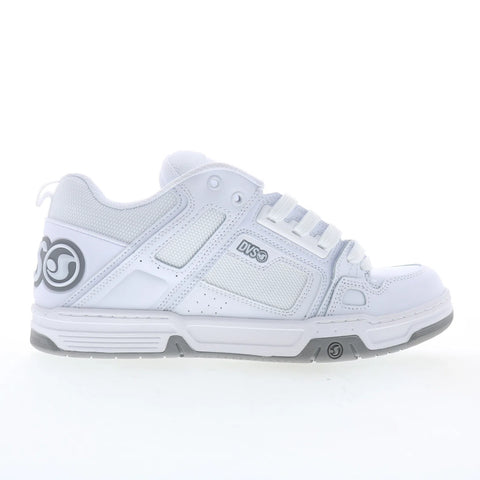 DVS Comanche DV01310102 Mens White Nubuck Skate Inspired Sneakers Shoes