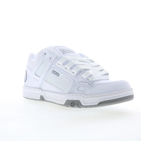 DVS Comanche DV01310102 Mens White Nubuck Skate Inspired Sneakers Shoes
