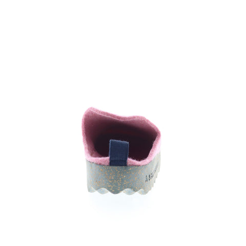 Asportuguesas Come COME023ASP-011 Womens Pink Slip On Clog Flats Shoes