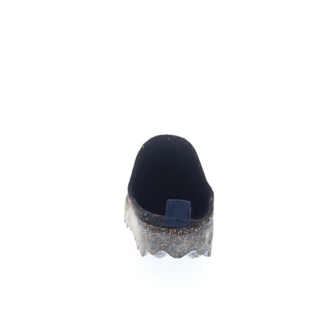 Asportuguesas Come COME023ASP-018 Womens Black Slip On Clog Flats Shoes