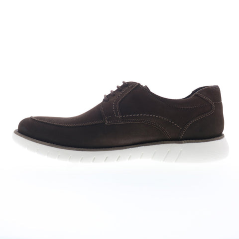 Studio Belvedere Como Mens Brown Nubuck Oxfords & Lace Ups Casual Shoes