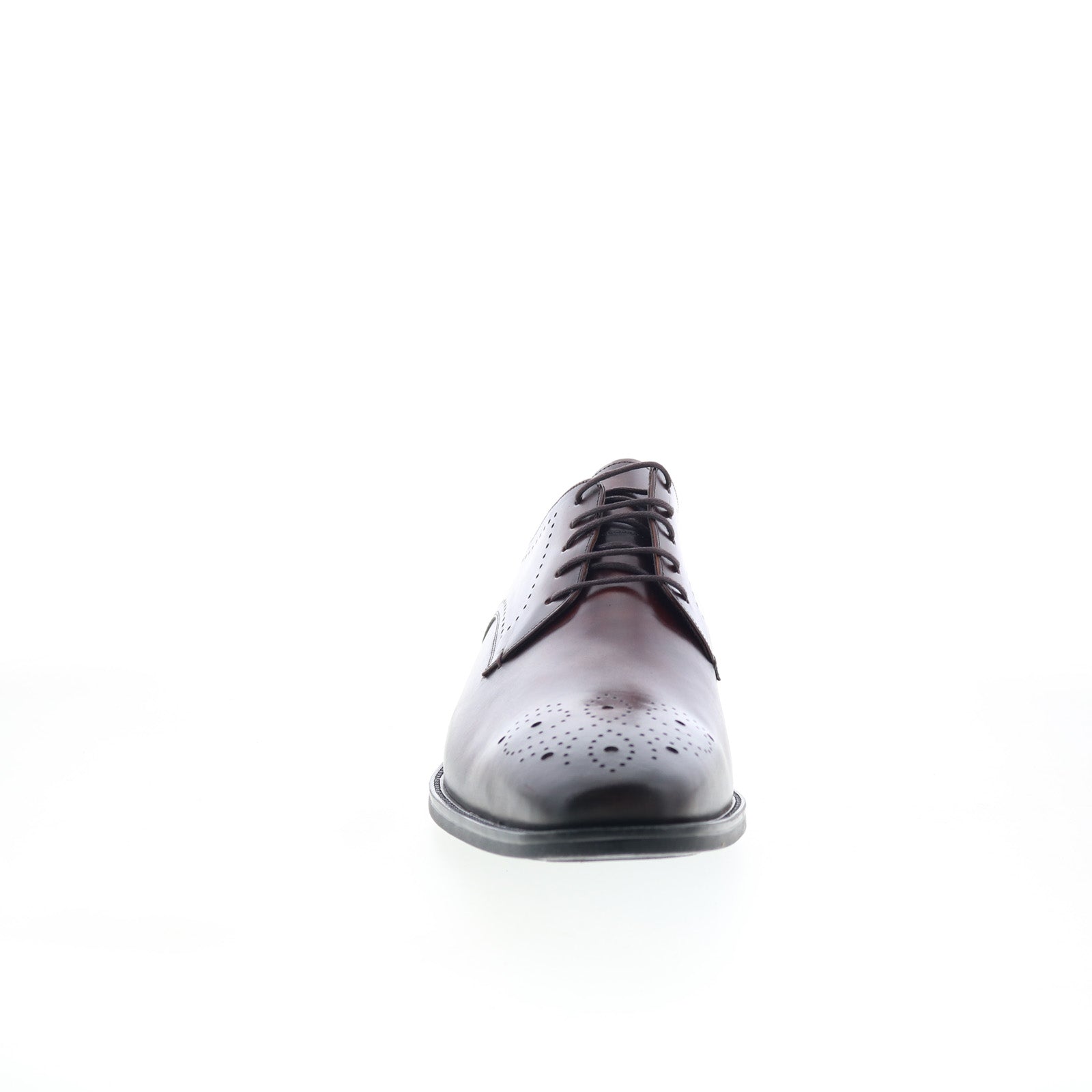 Studio Belvedere Concord Mens Brown Leather Oxfords Wingtip 