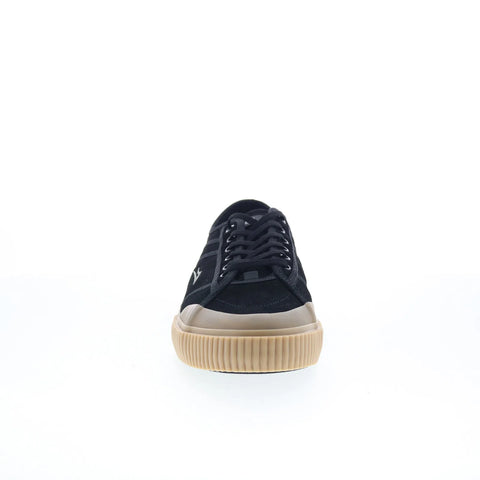 Lakai Conrad Elite Mens Black Suede Lace Up Skate Inspired Sneakers Shoes