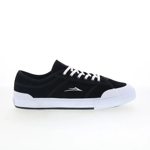 Lakai Conrad Elite Mens Black Suede Lace Up Skate Inspired Sneakers Shoes
